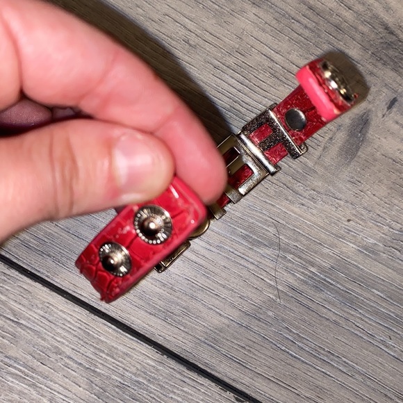 This is Sliver and PINK FIERCE bracelet in big letters - Picture 5 of 5